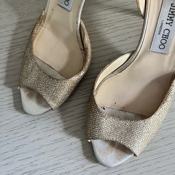✨ Jimmy Choo Gold pumps sz38 ✨ - Picture 5 of 6